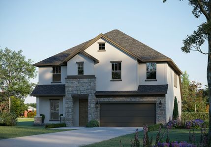 New construction Single-Family house Grant 4231 Freedom Series, 605 Crescent View Drive, Andice, TX 78628 - photo