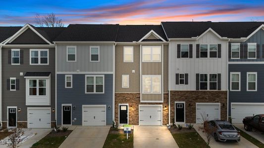 New construction Townhouse house 807 Parc Townes Drive, Wendell, NC 27591 Linville- photo 0