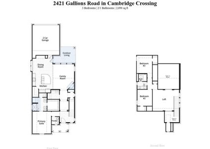 New construction Single-Family house 2421 Gallions Road, Celina, TX 75009 Merrivale Plan- photo 28 28