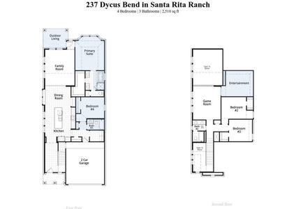 New construction Single-Family house 237 Dycus Bnd, Liberty Hill, TX 78642 Everett Plan- photo 2 2