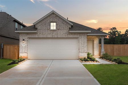 New construction Single-Family house 12879 Lime Stone Lane, Conroe, TX 77303 Bonham Homeplan- photo 0 0