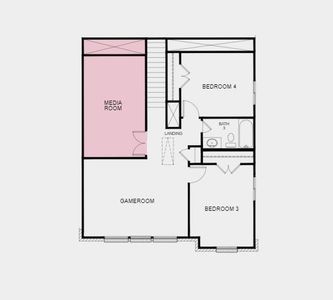 Structural options added include: tub and shower in Primary Suite, Media Room.