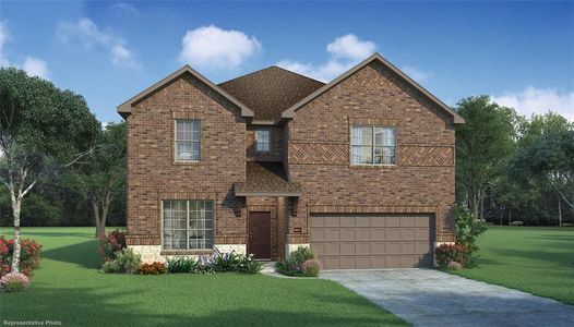 New construction Single-Family house 3826 Cherry Hills Drive, Sherman, TX 75090 Boxwood II T- photo 0