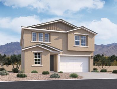 New construction Single-Family house 27599 N Cavern Way, San Tan Valley, AZ 85140 Hibiscus Homeplan- photo 0