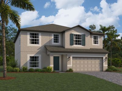 New construction Single-Family house 12219 Hilltop Farms Drive, Dade City, FL 33525 Malibu- photo 0 0