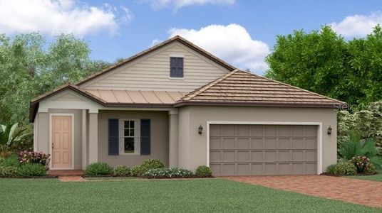 New construction Single-Family house 10668 Banyan Breeze Boulevard, Land O' Lakes, FL 34638 - photo 0