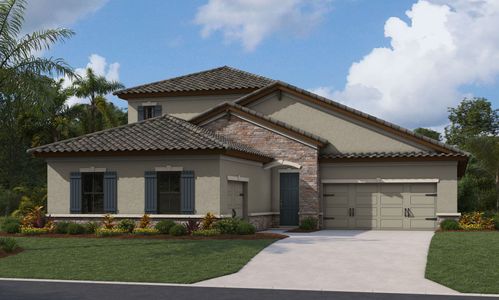 New construction Single-Family house 12832 Twin Bridges Drive, Riverview, FL 33579 - photo 0