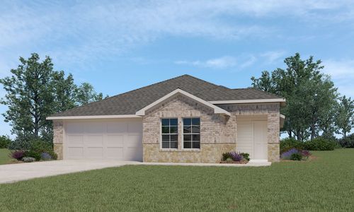 New construction Single-Family house Plan X40C, 24903 Evergreen Leaf Loop, Magnolia, TX 77355 - photo
