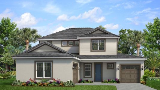 New construction Single-Family house 2574 Wise River Lane, Zephyrhills, FL 33541 Yosemite- photo 0