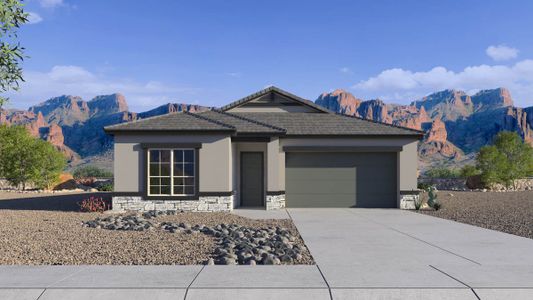 New construction Single-Family house 5937 E Sinclair St, Phoenix, AZ 85054 McCormick- photo 0