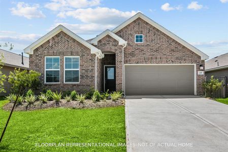 New construction Single-Family house 1614 Blue Cypress Drive, Rosenberg, TX 77471 Eastland - Smart Series- photo 0