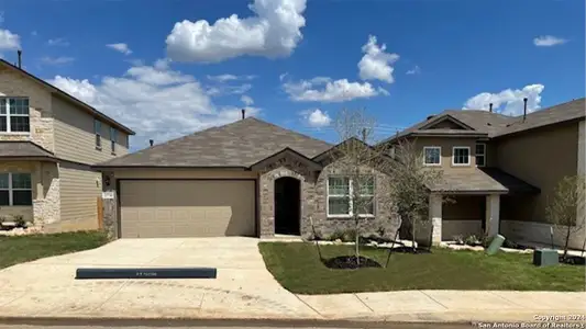 New construction Single-Family house 22710 Double Bogey, San Antonio, TX 78261 The Knight- photo 0