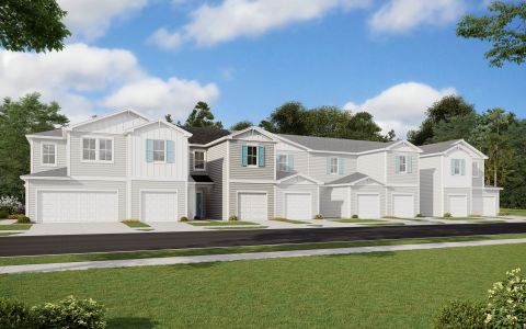New construction Townhouse house 180 Brandon Lakes Drive, Saint Augustine, FL 32092 - photo 3 3