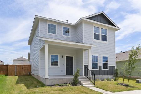 New construction Single-Family house 112 Spiny Lizard Ln, San Marcos, TX 78666 Nolan- photo 0