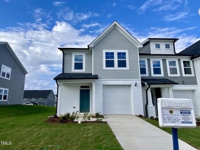 New construction Townhouse house 551 Eversden Drive, Zebulon, NC 27597 Kenley- photo 0