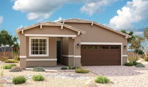 New construction Single-Family house 40045 W Elm Drive, Maricopa, AZ 85138 Larimar- photo 0 0