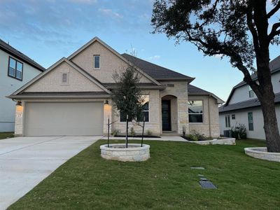 New construction Single-Family house 121 Strawberry Ln, Georgetown, TX 78628 The Fairlane- photo 0