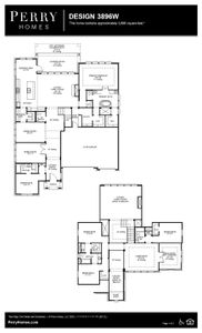 New construction Single-Family house 7927 Pink Bergamont Place, Katy, TX 77493 Design 3896W- photo 1 1