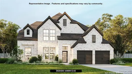 New construction Single-Family house 10134 Dapple Colt, San Antonio, TX 78254 Design 3399W- photo 5 5