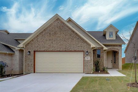 New construction Townhouse house 242 Legacy Boulevard, Weatherford, TX 76086 - photo 0 0