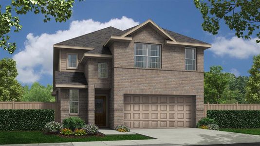 New construction Single-Family house 4495 Eveslage Lane, Conroe, TX 77304 Briscoe- photo 1 1