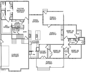 New construction Single-Family house 148 Prency Lane, Middlesex, NC 27557 - photo