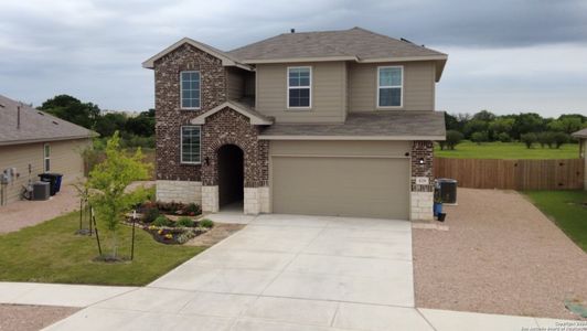 New construction Single-Family house 420 Pebble Creek Run, New Braunfels, TX 78130 - photo 1 1