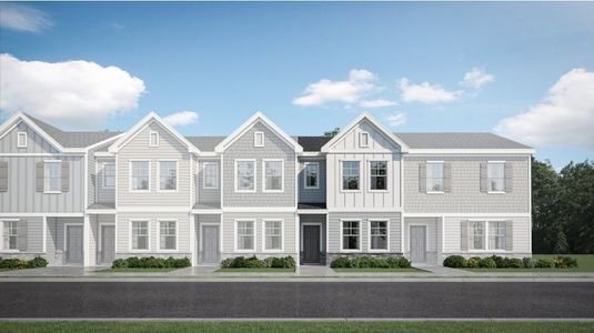 New construction Townhouse house Meredith, 1813 Caen Street, Raleigh, NC 27610 - photo