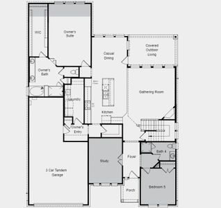 New construction Single-Family house 1600 Geranium Drive, Celina, TX 75009 The Peridot - photo 1 1