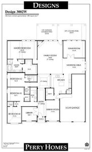 New construction Single-Family house 4221 Tower Bluff, Midlothian, TX 76065 Design 3002W- photo