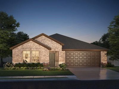 New construction Single-Family house 10640 Potawatomi Lane, Fort Worth, TX 76179 The Preston- photo 0