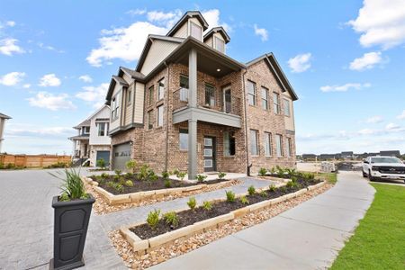 New construction Single-Family house 15178 Post Oak Falls Drive, Cypress, TX 77433 Riverdale - Courtyard Collection- photo 0
