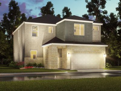 New construction Single-Family house 3209 Millwork Street, Houston, TX 77080 - photo 0 0