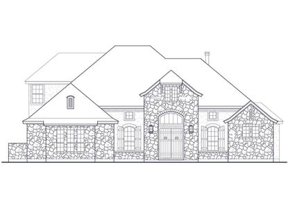 New construction Single-Family house 1202 Flint Ridge Trl, Georgetown, TX 78628 Santa Fe- photo 0