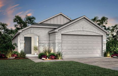 New construction Single-Family house 16436 Canary Ledge Lane, Conroe, TX 77378 Taft- photo 0