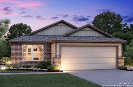 New construction Single-Family house 7011 Pioneer Rock, San Antonio, TX 78253 Drummond - 30' Smart Series- photo 0 0