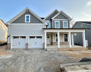 New construction Single-Family house 656 Craftsman Ridge Trail, Knightdale, NC 27545 The Hickory II E- photo 0