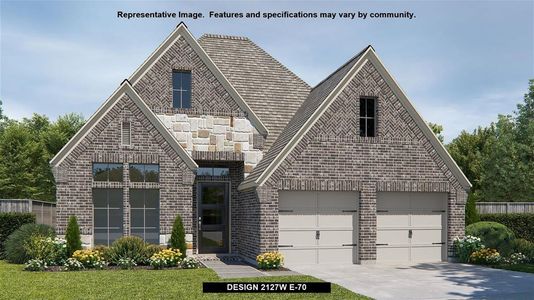 New construction Single-Family house Design 2127W, 200 Barton Oak Trail, Georgetown, TX 78628 - photo