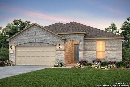 New construction Single-Family house 4610 Honeydew Ridge, San Antonio, TX 78253 Summerwood- photo 0