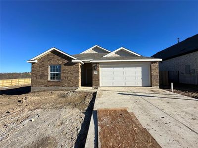 New construction Single-Family house 7621 Grenadine Bloom Bnd, Del Valle, TX 78617 Landmark Series - Blanton- photo 0
