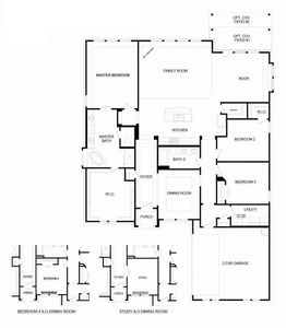 New construction Single-Family house 500 Riverbank Court, Granbury, TX 76049 Concept 2404- photo 3 3