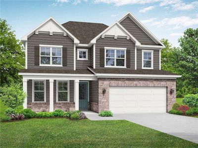 New construction Single-Family house 688 Grand Meadows Drive, Hoschton, GA 30548 The Willow D- photo 0