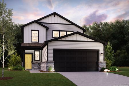 New construction Single-Family house 9902 Tierra Alta Way, San Antonio, TX 78224 WHITNEY - 2178- photo 0