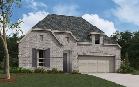 New construction Single-Family house The El Paso II, 16812 Eastern Red Boulevard, Fort Worth, TX 76247 - photo