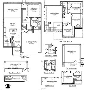 New construction Single-Family house Marigold, 1657 Barnwood Trace, Celina, TX 75009 - photo
