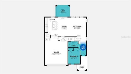 Redwood Floorplan - First Floor