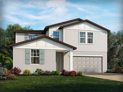 New construction Single-Family house 5916 Catamaran Avenue, Haines City, FL 33844 Primrose- photo 0