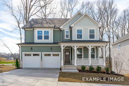 New construction Single-Family house 657 Craftsman Ridge Trail, Knightdale, NC 27545 The Chestnut E- photo 0