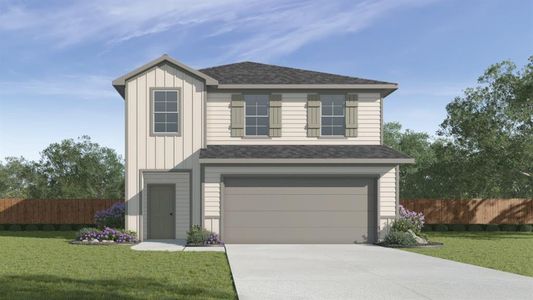 New construction Single-Family house 12309 Silversmith Ln, Mustang Ridge, TX 78610 - photo 0
