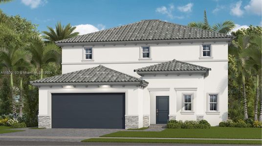 New construction Single-Family house 14851 Sw 161 Ter, Miami, FL 33187 Piani- photo 0